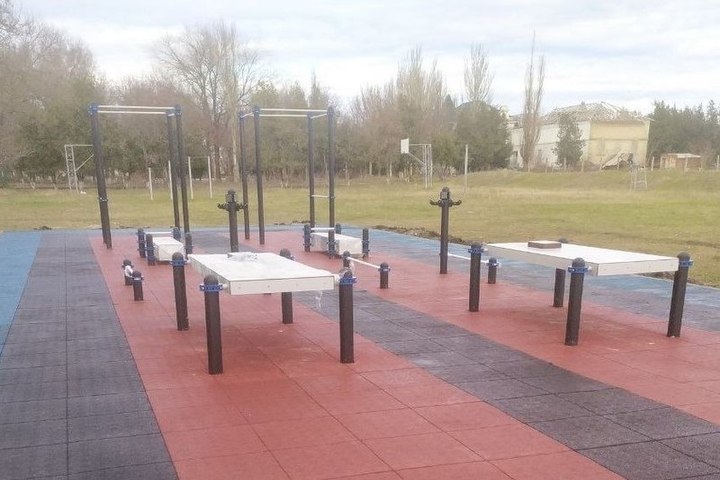 В Молочанске на Запорожье установлена новая спортивная площадка