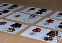 12 сотрудников Управления Росгвардии по Курганской области награди ведомственными наградами за мужество, отвагу и самоотверженность при выполнении служебно-боевых задач в ходе специальной военной операции
