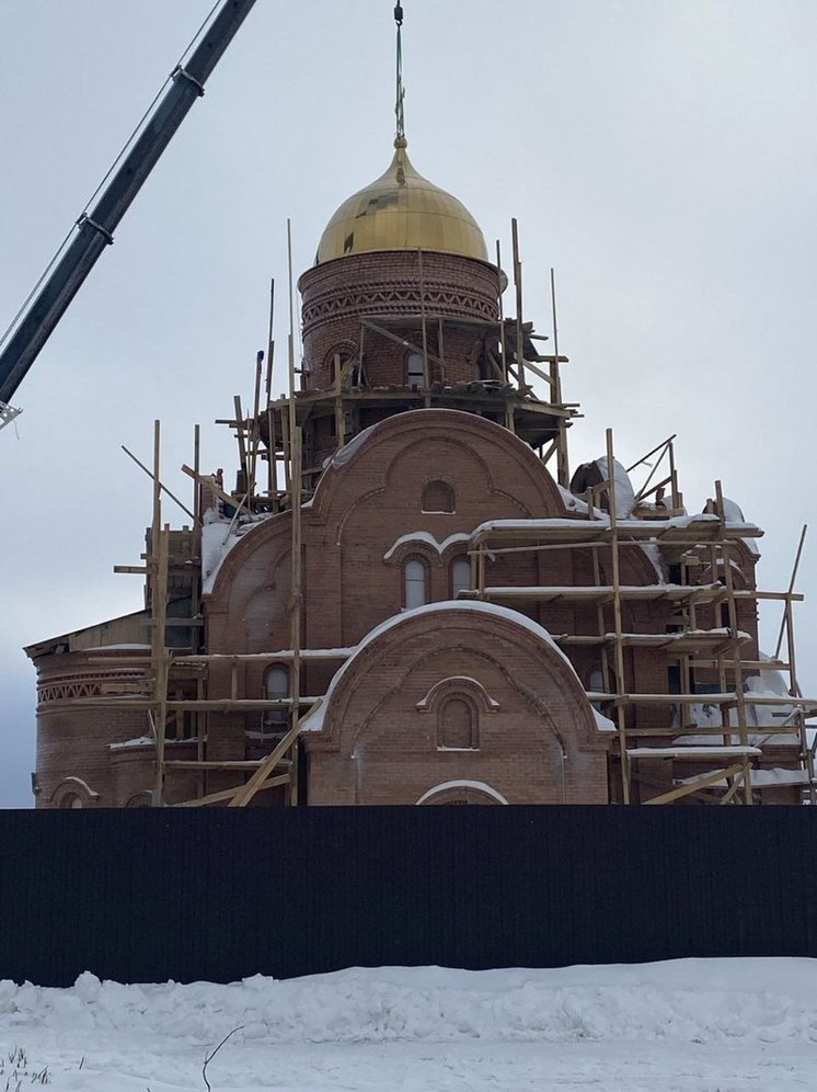В Ишимском районе строят новый православный храм