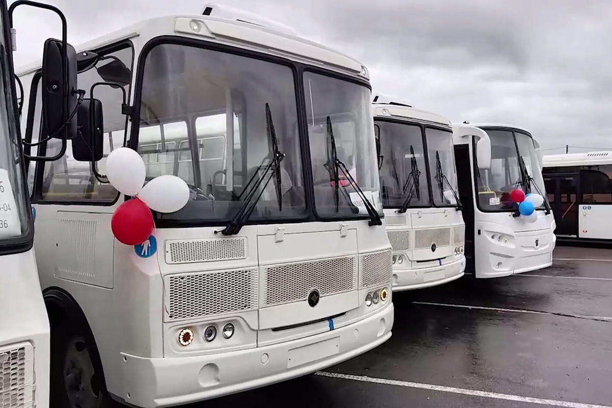 В ДНР пополнили автопарк новыми автобусами