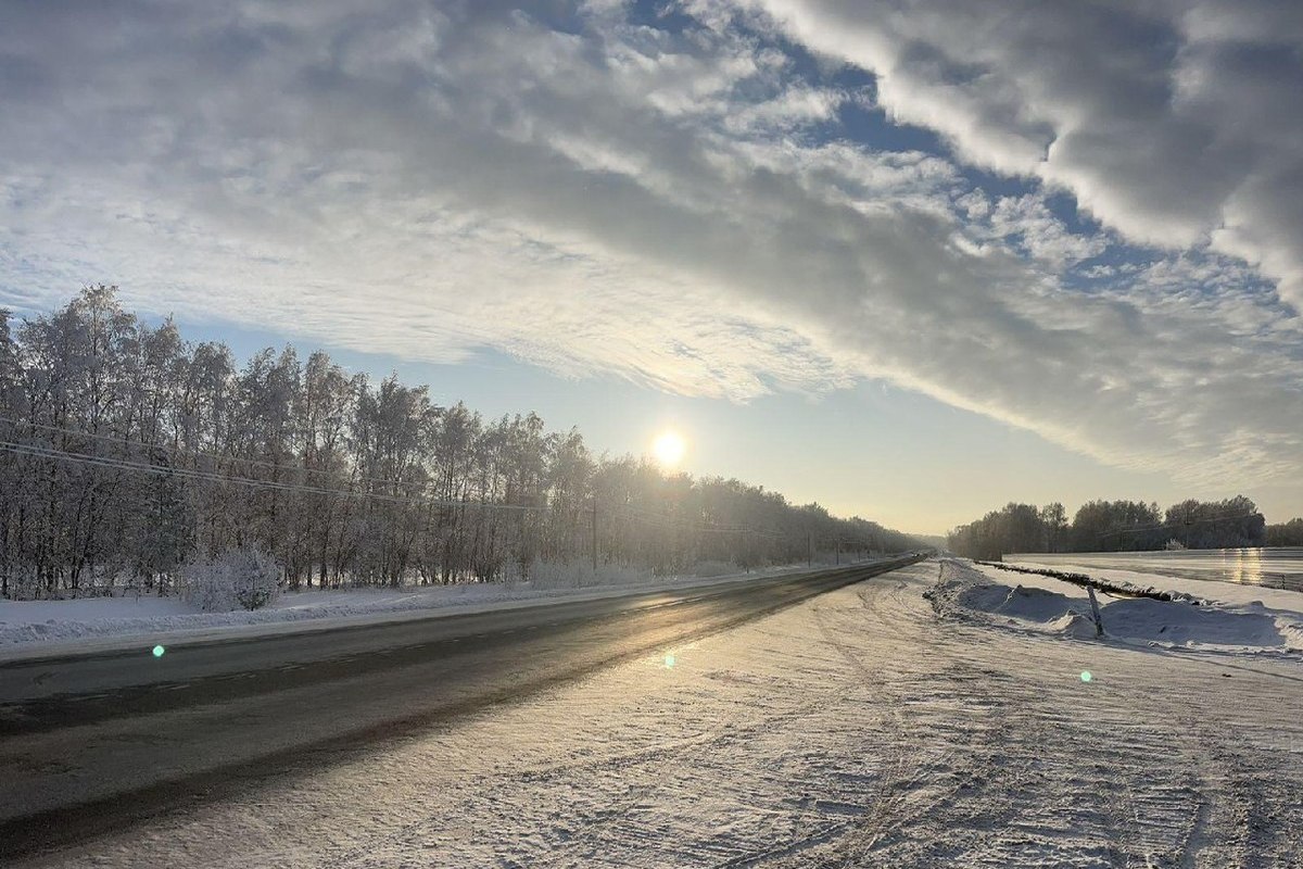 В Новосибирской области 30 декабря из-за шторма закрыли проезд по двум трассам