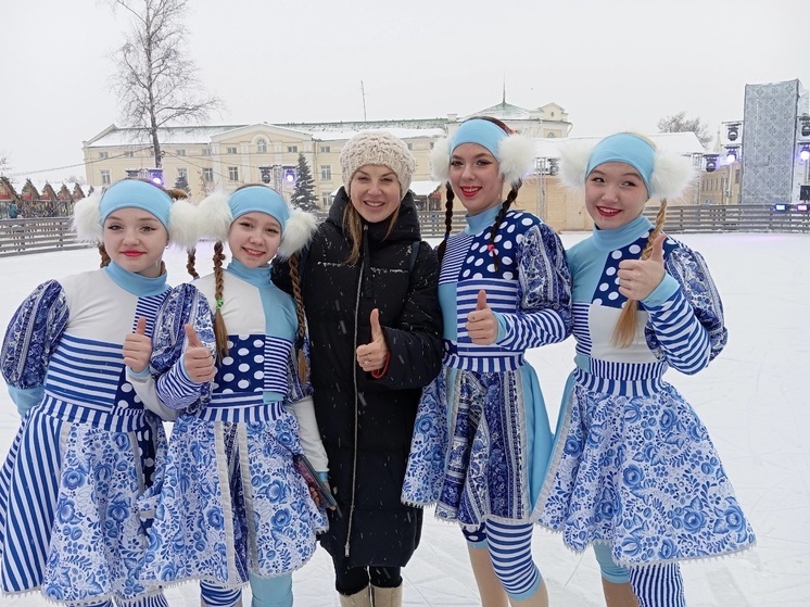 Цирк из Архангельска участвует в ледовом шоу Ирины Слуцкой