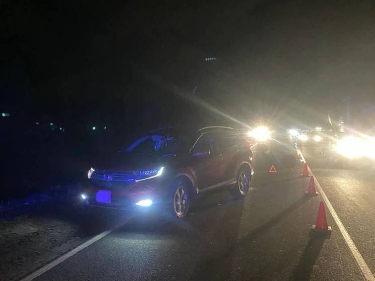 Женщину отбросило на капот автомобиля в аварии на Северном обходе