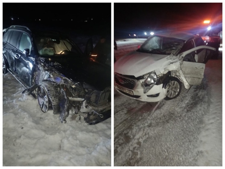 Два маленьких ребёнка пострадали в ДТП на трассе под Омском