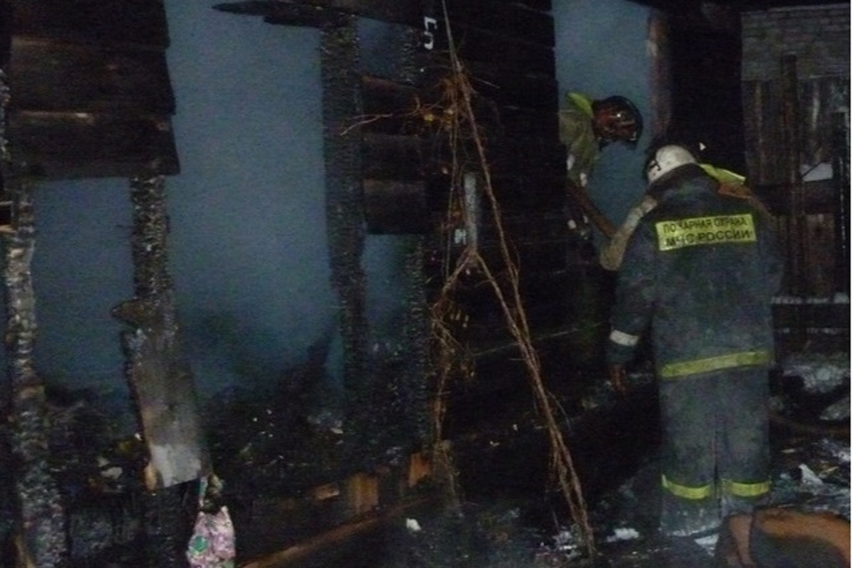 При пожаре в Макарьевском районе 45-летняя костромичка получила ожоги, но осталась жива