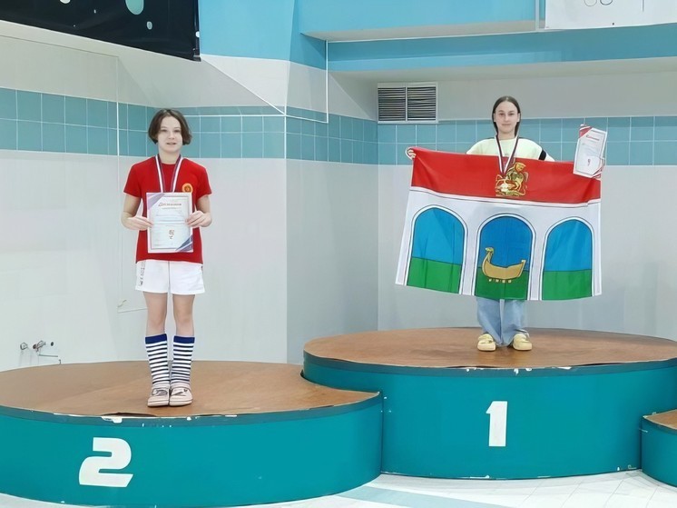 Серпуховичка стала призером областных соревнований по плаванию