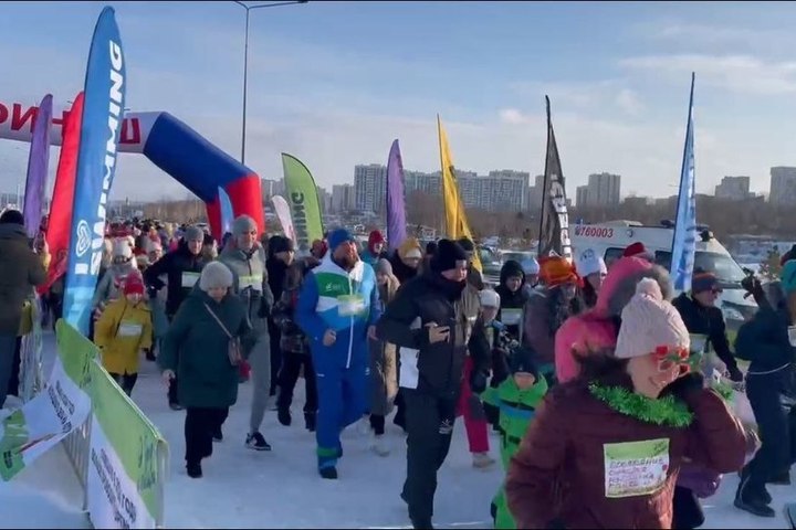 Kemerovo residents started the year with promises and a mass race