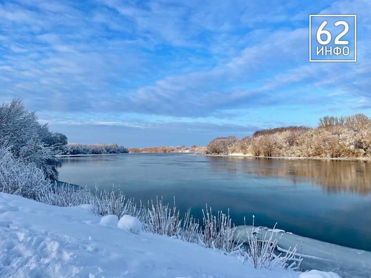 1 января уровень воды в Оке в черте Рязани побил рекорд 2014 года