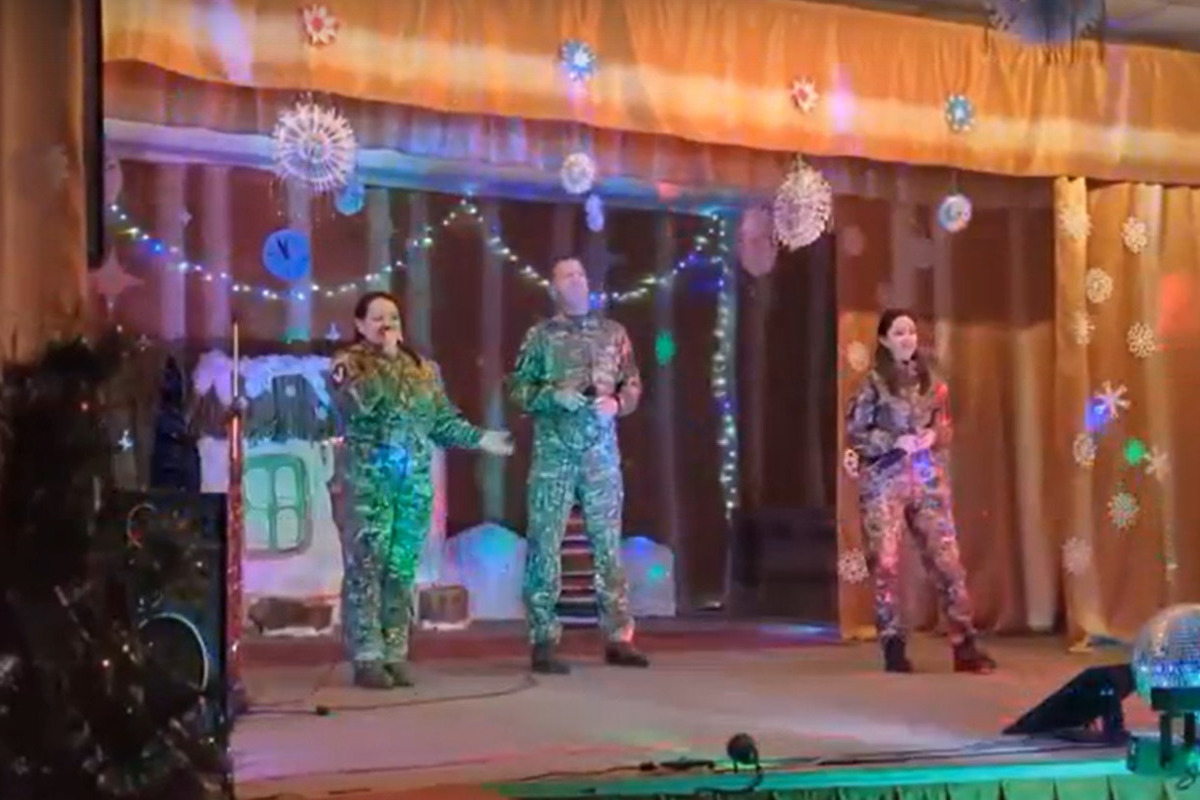 Военный ансамбль «Селенга» дал концерт для жителей Запорожской области