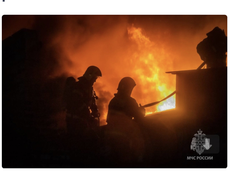 В Смоленской области сгорел дачный дом