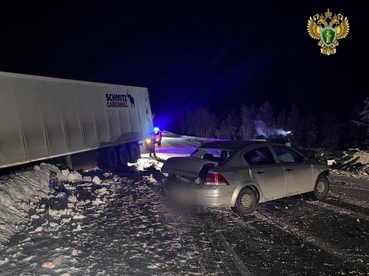 Двое детей и трое взрослых госпитализированы с места ДТП в Карелии