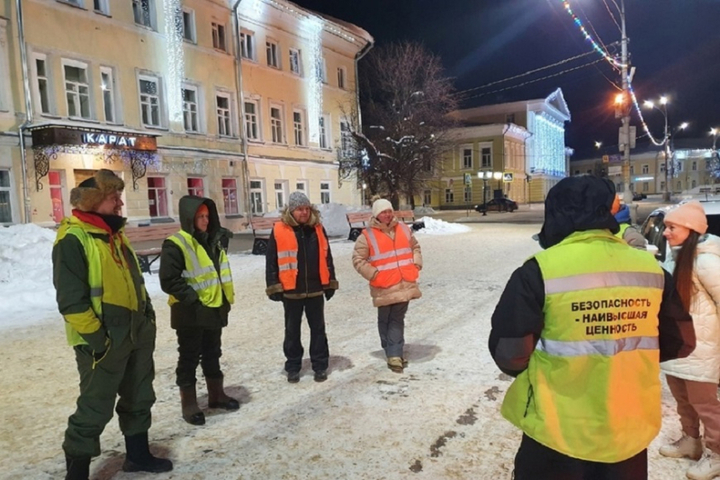 На улицах Костромы вновь появился «Морозный патруль»