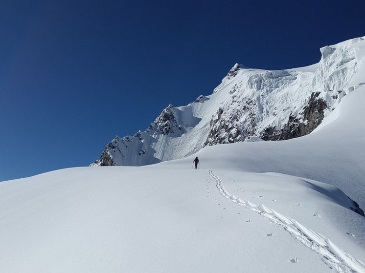 В Хакасии горнолыжный курорт замело метелью