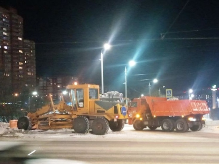 В Туле за сутки вывезено 320 кубометров снега