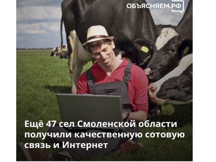 Почти полсотни смоленских деревень обеспечены качественной связью в 2023 году