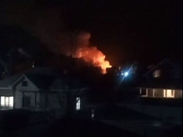 В Подмосковье во время пожара в частном доме погиб мужчина