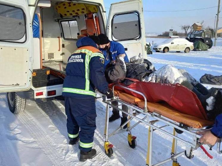 В Марксе на берегу Волги замерзал мужчина