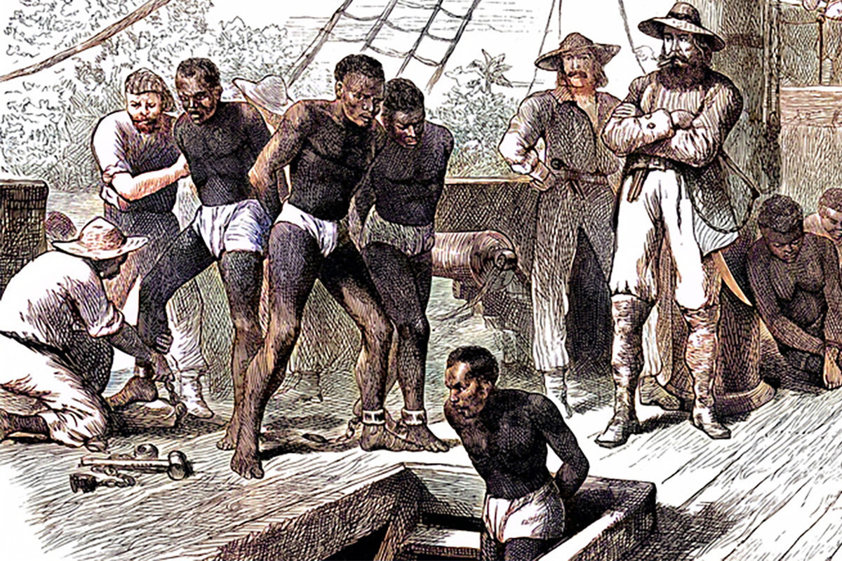 Historians have revealed shocking facts about the slave trade in the enlightened West