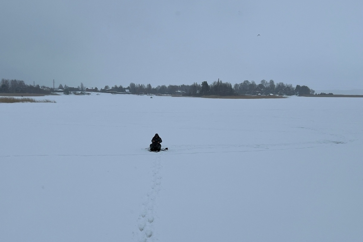 На водоемах Тверской области измерили толщину льда