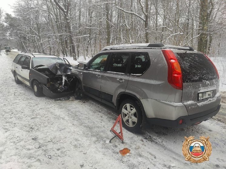 В Зеленоградском районе столкнулись два легковых автомобиля