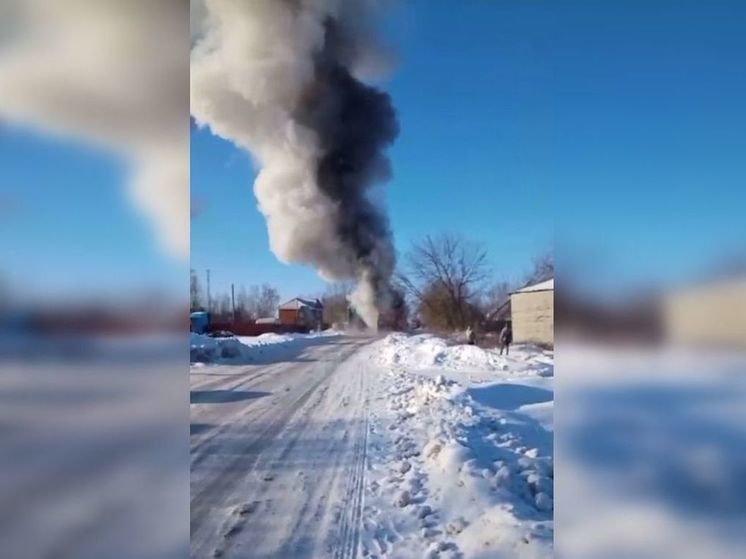 В Пощупове Рыбновского района загорелся экскурсионный автобус