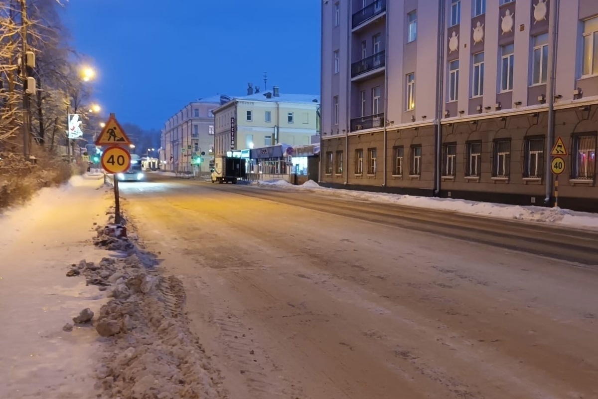 Благоустройство Троицкого проспекта в Архангельске затянется до весны - МК  Архангельск