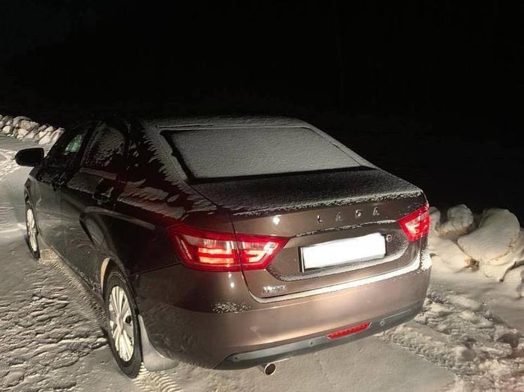 В Пителине Рязанской области задержали пьяного водителя Lada Vesta