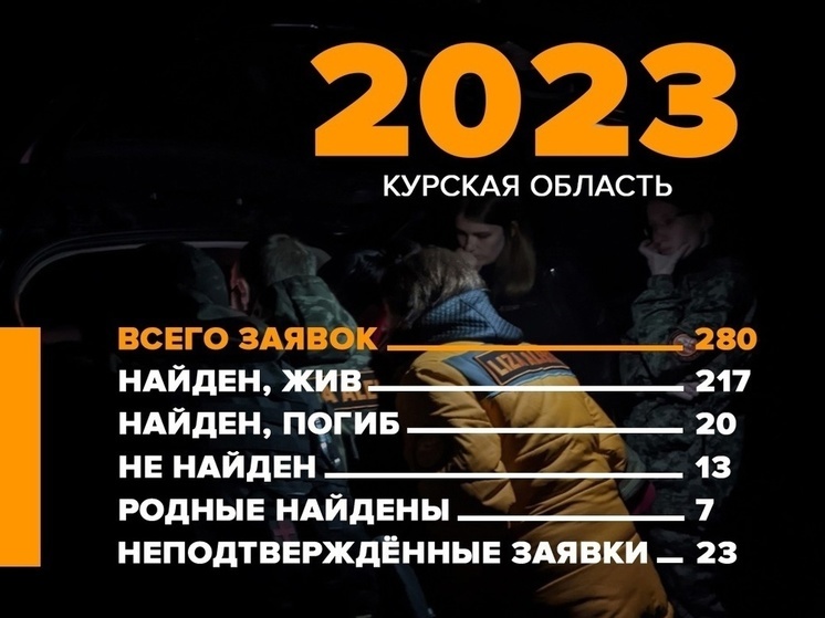 За год в Курской области без вести пропали 13 человек