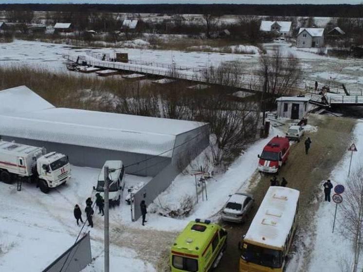 В Калининградском МЧС подробности о ремонте вышедшего из строя понтонного моста