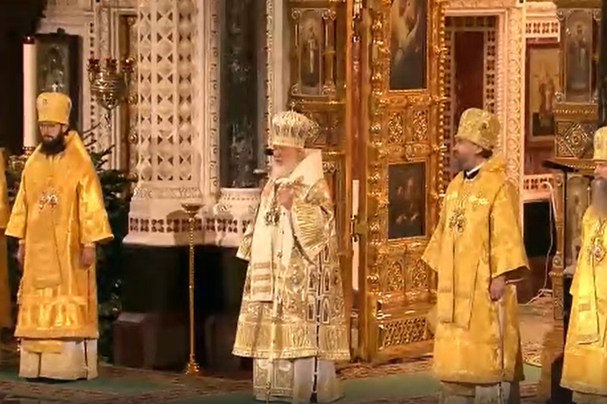 Patriarch Kirill in his Christmas address called for sharing the light of Christ with each other