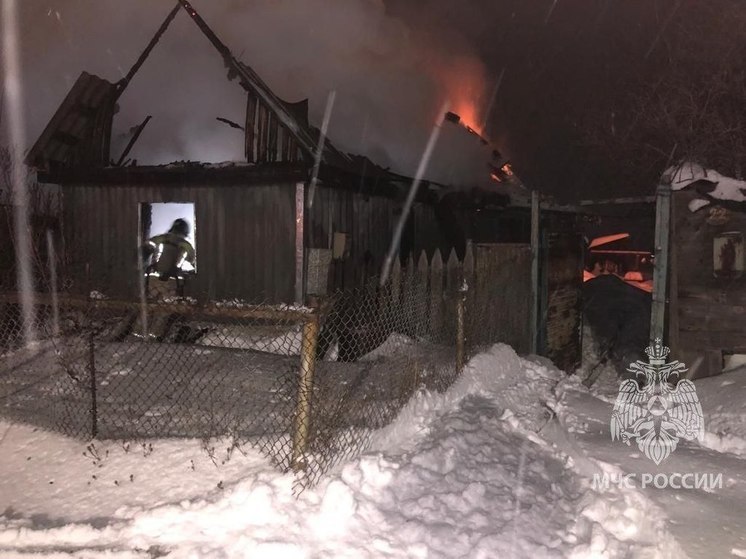 В южноуральском городе при пожаре погибла хозяйка дома