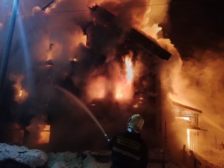 Один человек погиб на страшном пожаре в Карелии