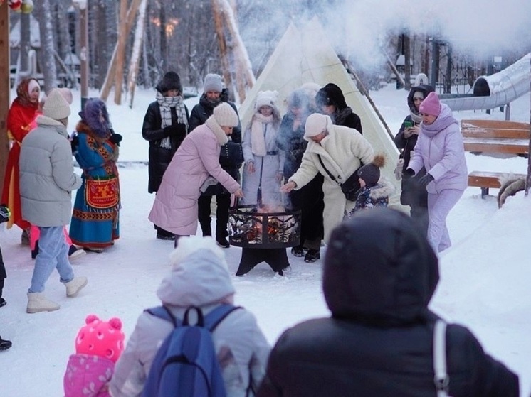 В Ноябрьске отметили посвященный ненецкому Новому году праздник встречи солнца