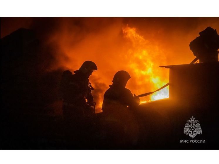 В Демидовском районе в деревне Диво произошел пожар