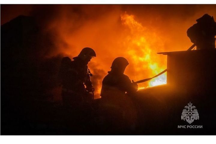 В Демидовском районе в деревне Диво произошел пожар