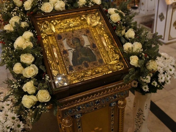 Чудотворную икону выставили в храме Серпухова