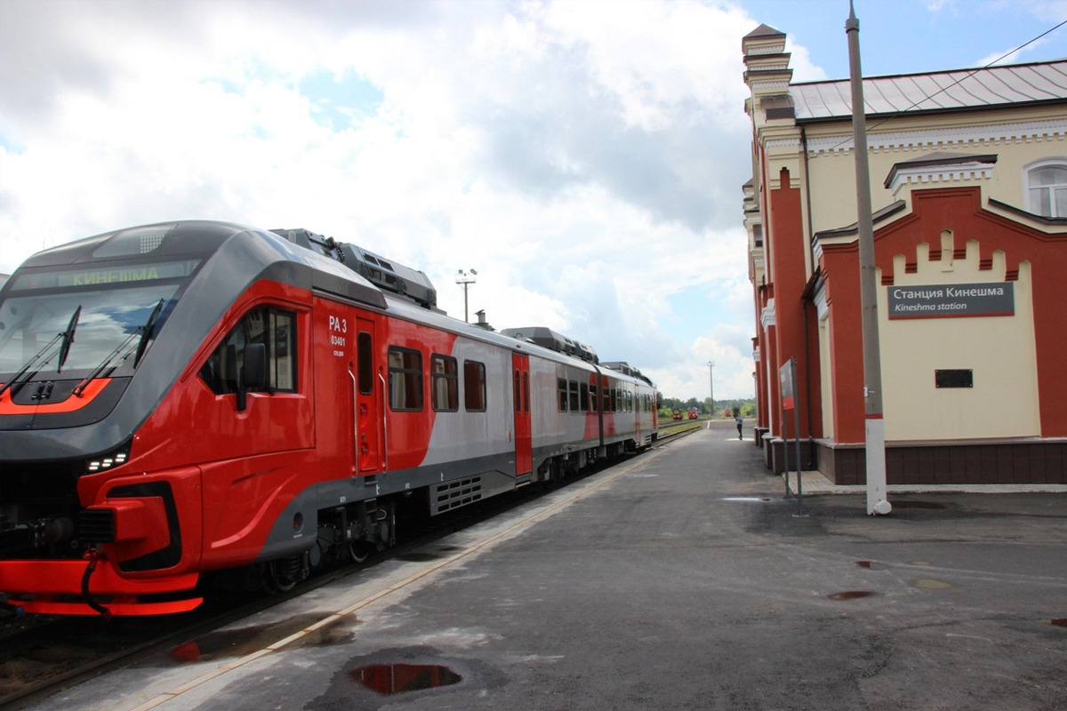 Пассажиропоток рельсовых автобусов «Орлан» в Ивановской области увеличился на 13%