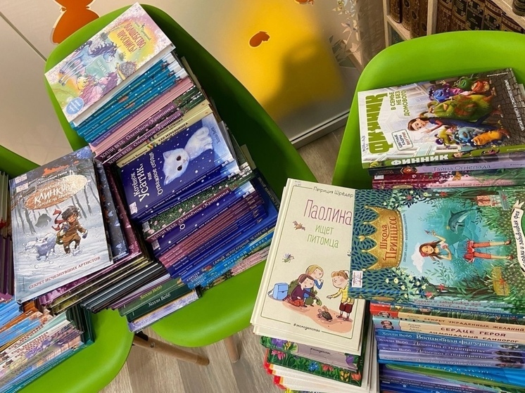Для детской библиотеки Архангельска купили более 2 тысяч новых книг