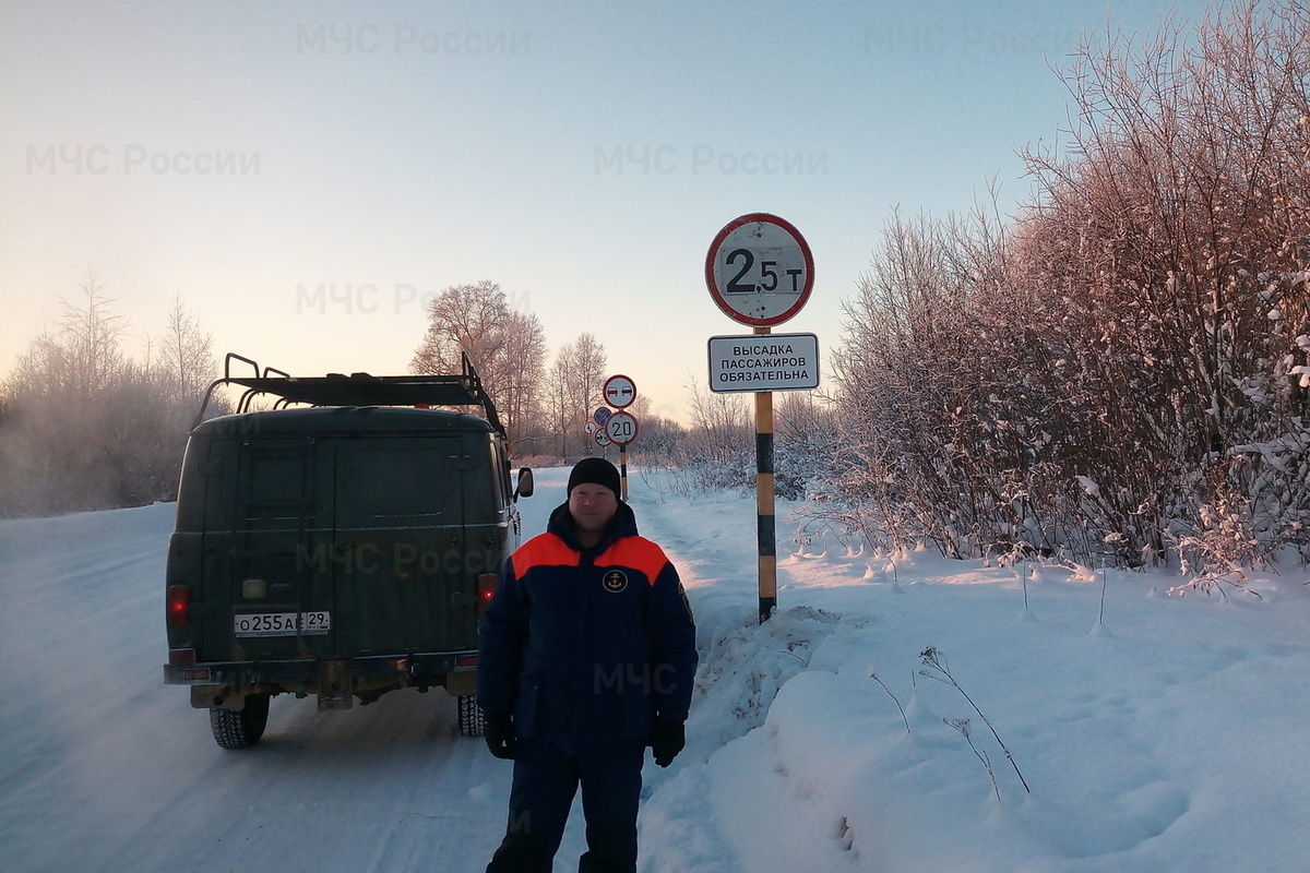 В Архангельской области открыта 101 ледовая переправа