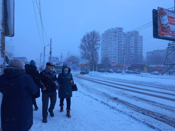 Морозы, метели и гололед ожидается в начале новой недели на территории ДНР