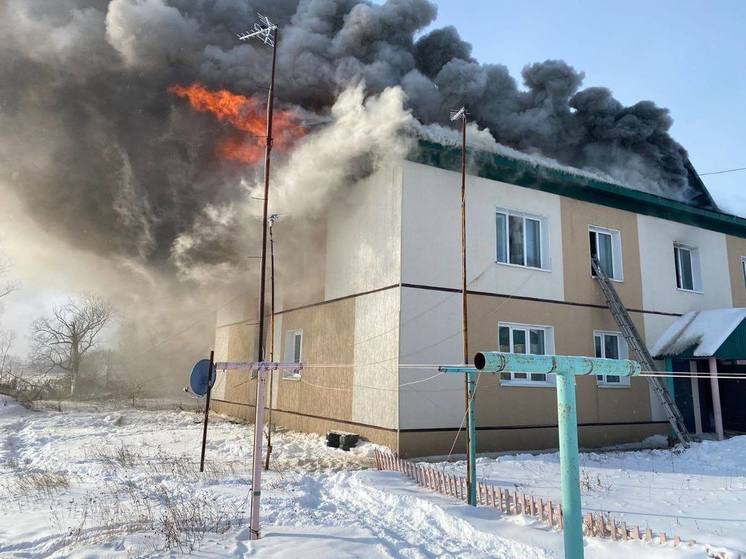 Сахалинцам, пострадавшим от сильного пожара в селе Новом, оказана необходимая помощь