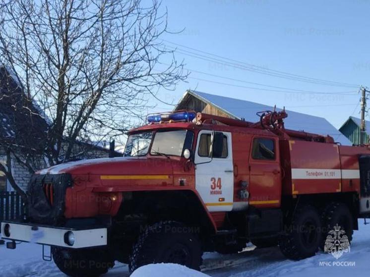 В брянской Жуковке случился пожар в жилом доме
