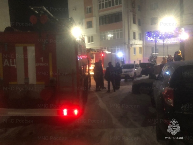 По улице Дуки в Брянске произошел пожар в квартире