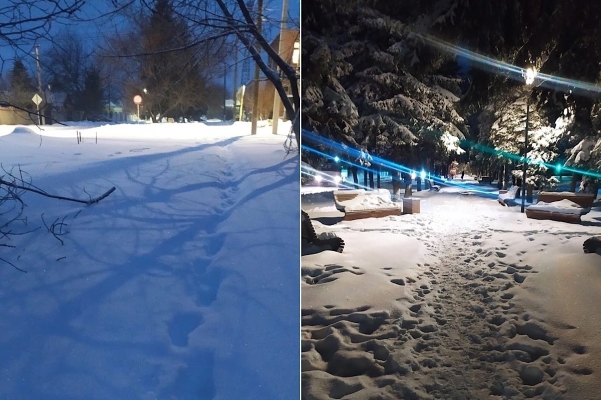 Жители Гуково недовольны качеством уборки снега