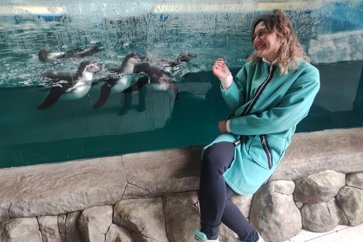Пингвины в Бахчисарае ведут здоровый образ жизни: зарядка, игры, процедуры