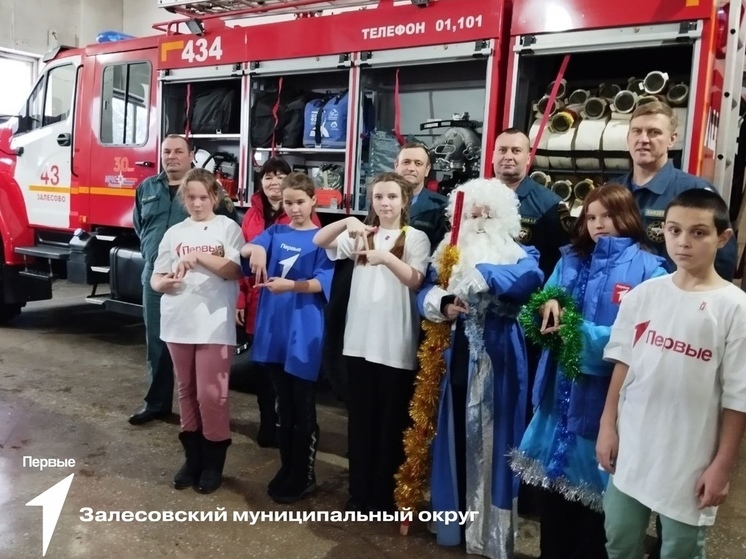 Более 5000 жителей Алтайского края поздравил Дед Мороз из Движения Первых