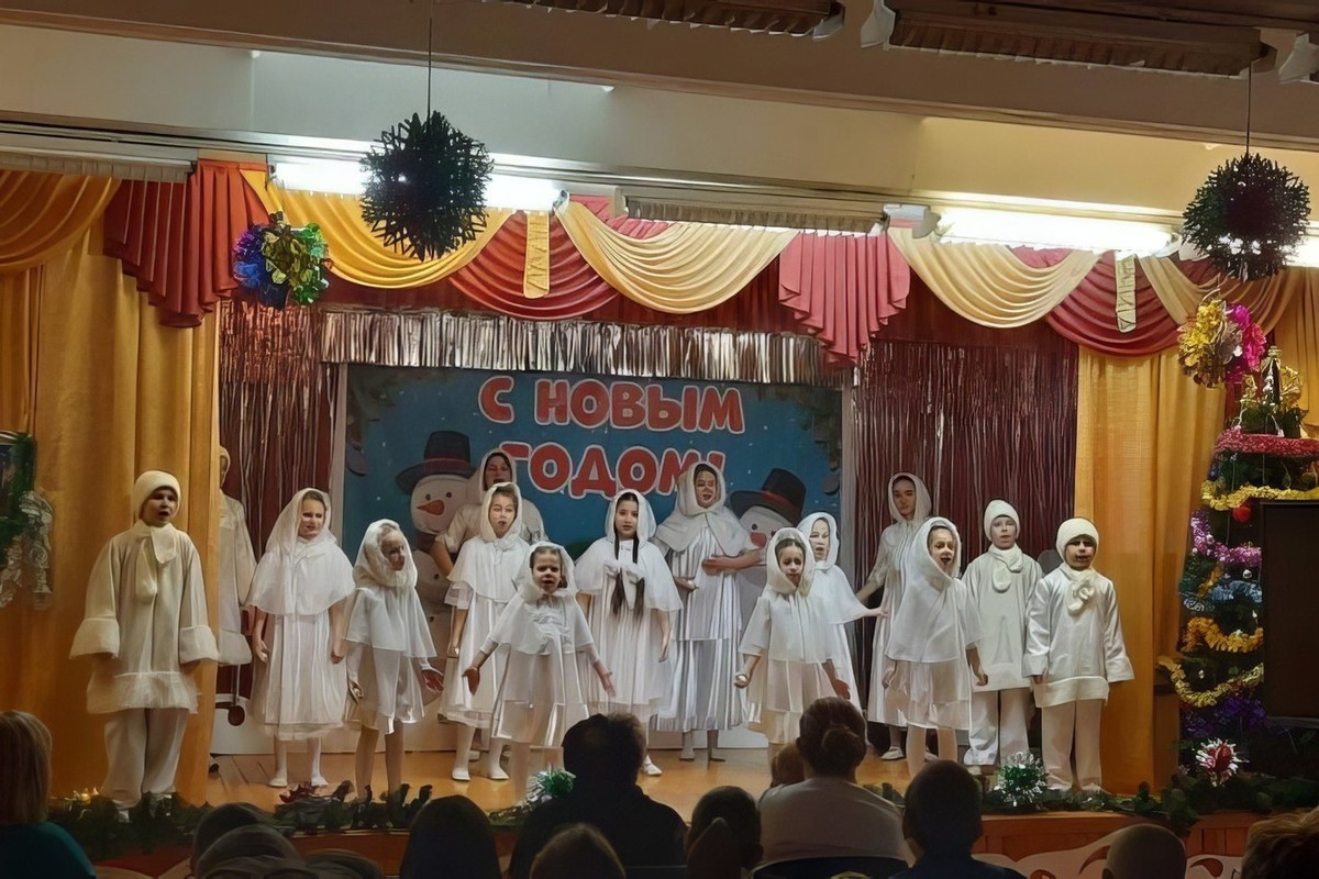 В Серпухове дети в своем выступлении разыграли сцены из Библии