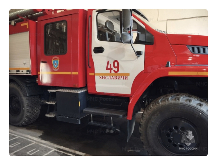 В Хиславичском районе произошел пожар в бане