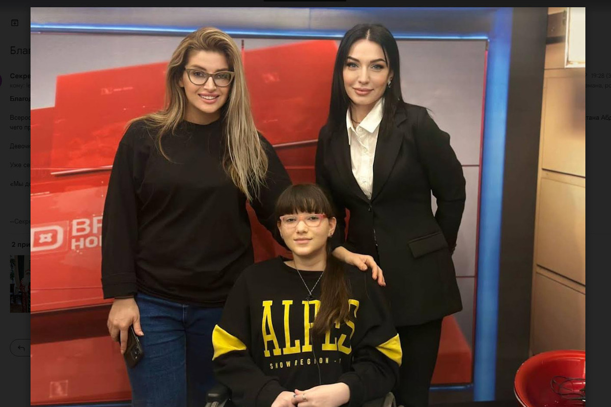 Дагестанская девочка осуществляет мечту стать телеведущей