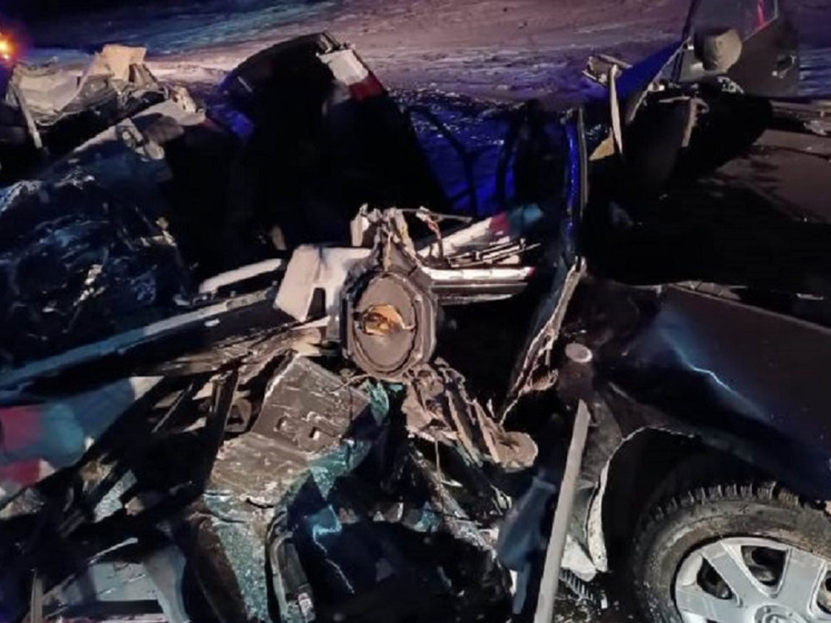 В Красноярском крае два человека погибли в аварии с грузовиком